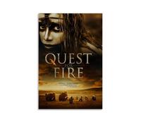 RWEWQRHG Affiche de film Quest for Fire - Art moderne - Peinture esthétique sur toile - 60 x 90 cm - Style sans cadre