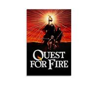 RWEWQRHG Affiche de film Quest for Fire - Art moderne - Peinture esthétique sur toile - 60 x 90 cm - Style sans cadre