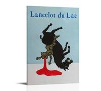 RWEWQRHG Affiche du film Lancelot du lac - Art moderne - Impression sur toile - 60 x 90 cm - Style cadre