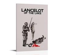 RWEWQRHG Affiche du film Lancelot du lac - Art moderne - Peinture esthétique sur toile - 30 x 45 cm - Style cadre
