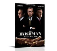 RWEWQRHG Poster Al Pacino The Irishman - Art moderne - Esthétique - Impression sur toile - Décoration murale - 50 x 75 cm - Style cadre