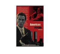 RWEWQRHG Poster American Psycho Art Moderne Peinture Esthétique Toile Couverture Art Mural Poster 60 x 90 cm Sans Cadre