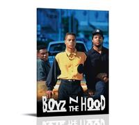RWEWQRHG Poster Boyz N The Hood - Art moderne - Peinture esthétique sur toile - Poster mural - 50 x 75 cm - Style cadre