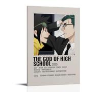 RWEWQRHG Poster d'anime The God of High School - Art moderne - Esthétique - Couverture sur toile - 20 x 30 cm - Style cadre