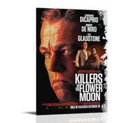 RWEWQRHG Poster Killers Of The Flower Moon - Art moderne - Peinture esthétique sur toile - Poster mural - 30 x 45 cm - Style cadre