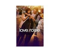 RWEWQRHG Poster Love Rosie - Art moderne - Peinture esthétique sur toile - Poster mural - 30 x 45 cm - Style sans cadre