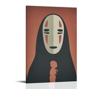 RWEWQRHG Poster No Face Man - Peinture d'art moderne - Esthétique - Couverture sur toile - Poster mural - 20 x 30 cm - Style cadre