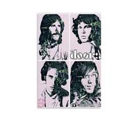 RWEWQRHG Poster The Doors - Art moderne - Peinture esthétique sur toile - Poster mural - 30 x 45 cm - Style sans cadre