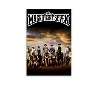 RWEWQRHG Steve McQueen Poster The Magnificent Seven - Art moderne - Peinture esthétique sur toile - Décoration murale - 50 x 75 cm - Style sans cadre