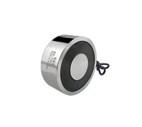 RWGBSFJQ Électroaimant 2000N 200KG Solénoïde P100/40 12V DC Aimant de maintien électrique Ascenseur DC24V 100*40mm 1Pcs (Noir, Vanne Électromagnétique, Aimant, Électroaimant)