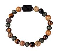 RWGSNB Bracelet en Pierre Naturelle, Bracelet Personnalisé Pierres Précieuses Signe Du Zodiaque Constellation Œil Tigre Naturel Perles Spirituelles Protection Cristal Cadeaux D'Anniversaire Sagit