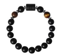 RWGSNB Bracelet en Pierre Naturelle, Bracelet Pierres Précieuses Avec Signe du Zodiaque et Constellation Onyx Noir mat Qualité Supérieure Protection Spirituelle Cadeau D'Anniversaire pour Femmes