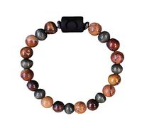 RWGSNB Bracelet Femme Pierre Naturelle, Bracelet Personnalisé Pierres Précieuses Signe Du Zodiaque Constellation Œil Tigre Naturel Perles Spirituelles Protection Cristal Cadeaux D'Anniversaire Ta