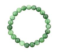 RWGSNB Bracelet Femme Pierre Naturelle, Bracelets Pierres Précieuses D'Agate Mousse Naturelle 8 Mm Bangles Perles Force Bangles Élastiques Cristal D'Énergie Spirituelle Bijoux Cadeaux pour Femmes