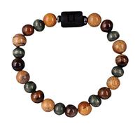 RWGSNB Bracelet Pierre Femme, Bracelet Personnalisé Pierres Précieuses Signe Du Zodiaque Constellation Œil Tigre Naturel Perles Spirituelles Protection Cristal Cadeaux D'Anniversaire Gémeaux