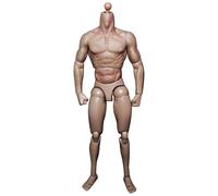 Rwigeboo 1/12 Échelle Figure 10 Pouces Action mâle Figure Corps Flexible Corps mâle Doll Poupée Plastic Musculaire Miniature sans Sculpture de tête pour Les Cadeaux de Noël Action Squelette
