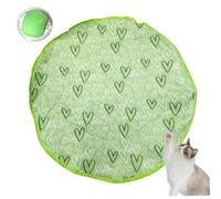 Rwigeboo Cat Cache et Recherche de Jouet, Jouets de Chat interactifs 28 Pouces pour Chats intérieurs avec Boule roulement Automatique et Sacs Transport Portables Jouets pour Chats intérieurs