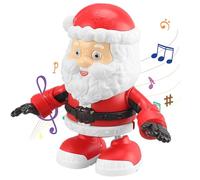 Rwigeboo Dancing Santa avec de la Musique et des lumières interactives Twerking Santa avec Une Danse Agile déplace Une Configuration Facile Electric Moving Christmas Toys for Kids Dancing