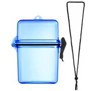 Rwigeboo Dry Box Waterproof Transparent Airtight Dry Box with Rope Underwater Waterproof Container for Surfing Canoe Kayak Water Sports