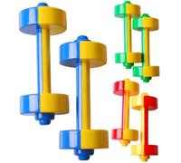 Rwigeboo Ensemble d'haltères pour Enfants 3 Paires 7, 87x3, 15 Petit Ensemble de Poids éducatif sûr pour Enfants avec poignée Ergonomique Jouets de Fitness pour garçons et Filles