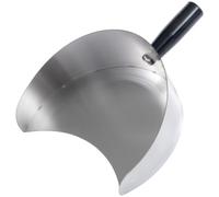 Rwigeboo Grill Phel, Spatule en Acier Inoxydable 9x7x3 avec poignée de bakélite résistante à la Chaleur, spatule de Grill Rond pour Le Barbecue Coupe Kebab pour