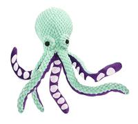 Rwigeboo Jouets pour Chiens Poulpe, Jouets interactifs Mignons et couinants, Doux et indestructibles, 12.6x3.4, Portables à mâcher pour Petits, Moyens Grands Chiens