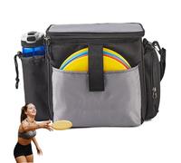 Rwigeboo Sac de Golf à Disque, Sacs de Golf à Disque en Polyester Doux imperméable, Sacs Portables et légers pour Hommes, Sac Dos réglable pour Le d'entraînement débutant