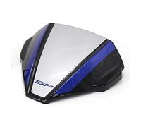 RWITWKPK Pare-Brise Moto Visière De Pare-Brise De Sport for Moto, for Yamaha MT-09 MT09 SP MT 09 2021 2022 Double Bulle fumé Claire(Black Blue Grey)