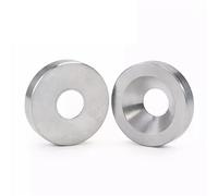 RWLQWEA Cxiang-Rondelles d'arrêt M3 - M10 304 Stainless Steel Conical Washer Solid Countersunk Head Flat Gasket Concave and Convex Tapered Washers, Corrosion et Durable(Flat Type,M3x10x3.0(2pcs))