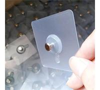 RWLQWEA Mdingbao-Crochets Polyvalents Non-Marking Strong Adhesive Screw Stickers Wall Picture Hook Invisible Traceless Hardwall Drywall, 10Pcs, Ganci da parete adesivi forti(8 Mm, 14 in Bag)