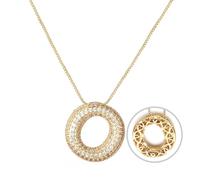 RWQIAN Bubble Initiales Lettre Chaîne Argent/Or Femmes Ballon Bling Zircone Lettre Pendentif Collier Alphabet A-Z Femmes Bijoux Cadeau