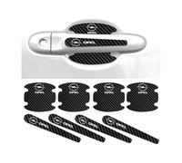 RWQZEOJO 8PiècesProtecteurPoignée Porte Voiture,pour Opel Corsa 2014-2023/Opel Corsa D 2006-2014 Autocollant Poignée Portière Voiture Protecteur d'évidements poignée Porte Voiture