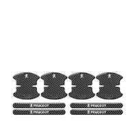 RWQZEOJO 8PiècesProtecteurPoignée Porte Voiture,pour Peugeot 508 RXH 2014-2018 Autocollant Poignée Portière Voiture Protecteur d'évidements poignée Porte Voiture