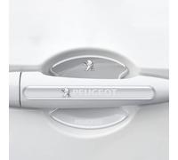 RWQZEOJO 8PiècesProtecteurPoignée Porte Voiture,pour Peugeot 806 3008 GT 5008 4008 3008GT 2008 508 508L Autocollant Poignée Portière Voiture Protecteur d'évidements poignée Porte Voiture
