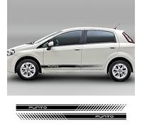 RWRAPS 2 pièces Autocollants de Bandes latérales de Voiture de Bricolage Autocollants de Film de Vinyle Automatique, adaptés pour Fiat Punto Bricolage Accessoires de décoration Automobiles