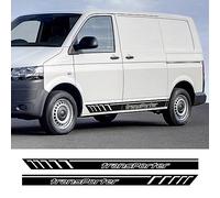RWRAPS Autocollants à Rayures latérales de Voiture, Autocollants en Film Vinyle, adaptés aux Accessoires VW Transporter T4 T5 T6 Multivan Caravelle