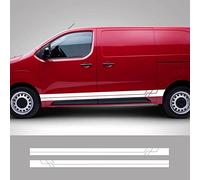 RWRAPS Autocollants de camping-Car en vinyle, rayures de voiture, graphiques de ligne, adaptés aux accessoires Peugeot Expert Fiat Scudo Citroen Jumpy