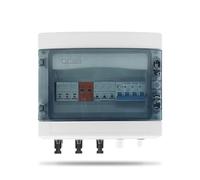 RWRAPS Boîte de Combinaison Solaire photovoltaïque PV avec Protection Contre la Foudre, 3 entrées 1 Sortie, fusible DC 1000V, boîte étanche IP65 12 Voies (Size : 63A DC)