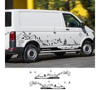 RWRAPS Van Camper Stickers Car Graphics Mountain Climb Camping Styling Stickers, Fit pour VW Transporter T6 Auto Tuning Accessoires