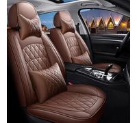 RWTECH Ensemble universel de housses de siège de voiture pour Peugeot All Model 4008 RCZ 308 508 301 301 307 207 2008 3008 206 408 5008 607 Accessoires de voiture, marron luxe