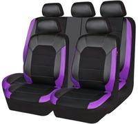 RWTECH Housses de siège de voiture Housses de siège de voiture universelles Set pour Dacia Logan/Logan MCV/Logan MCV Fiskal/Logan MCV Stepway Accessoires de voiture, Violet