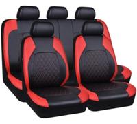 RWTECH Lot de housses de siège de voiture universelles pour Opel Corsa Corsa D Corsa C Corsa B Corsa E Corsa D Rouge Corsa Avant Accessoires auto Noir/rouge
