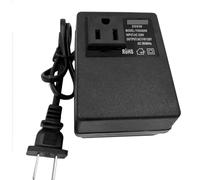 RWTRIIBN Convertisseur de Tension 200W, 220V à 110V, transformateur abaisseur, convertisseur de Tension, Adaptateur de Voyage, Prise UE/US/UK(US Plug)