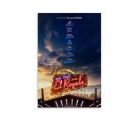 RWTWQGEQWGR Poster « Bad Times at The El Royale » - Décoration murale - Esthétique - Poster - 40 x 60 cm - Style sans cadre