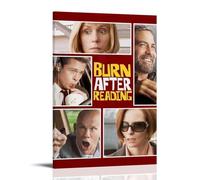 RWTWQGEQWGR Poster Burn After Reading - Art mural décoratif esthétique - 40 x 60 cm - Style cadre