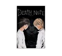 RWTWQGEQWGR Poster de dessin animé Death Note - Art mural décoratif - Esthétique - 40 x 60 cm - Style sans cadre