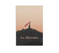 RWTWQGEQWGR Poster de film Les Misérables - Décoration murale - Esthétique - Impression sur couverture - 40 x 60 cm - Style sans cadre