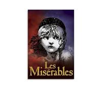 RWTWQGEQWGR Poster de film Les Misérables - Décoration murale - Esthétique - Poster design - 50 x 75 cm - Style sans cadre