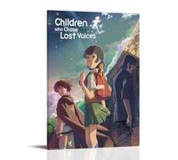 RWTWQGEQWGR Poster décoratif mural avec cadre « Children Who Chase Lost Voices » - 30 x 45 cm