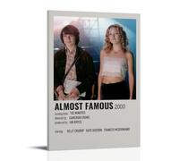 RWTWQGEQWGR Poster mural décoratif esthétique avec cadre Motif affiche Almost Famous 20 x 30 cm